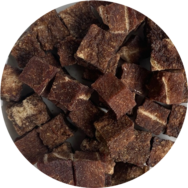 【定期購入】国産鹿肉キューブ(玄米ミックス)20g/袋