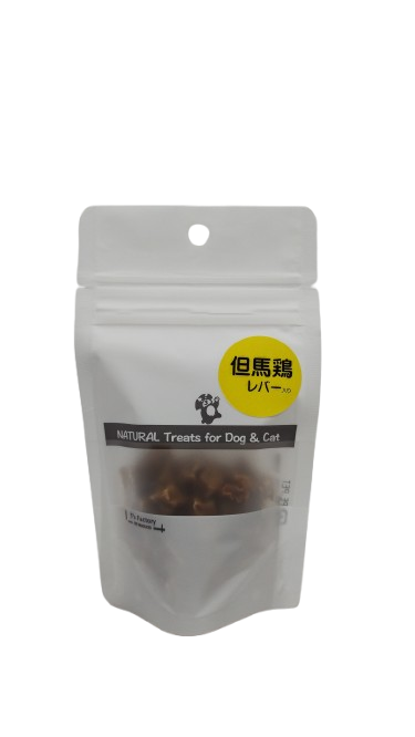 【定期購入】丹波鶏胸肉キューブ(レバーミックス) 20g/袋